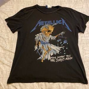 metallica oversized tee Large